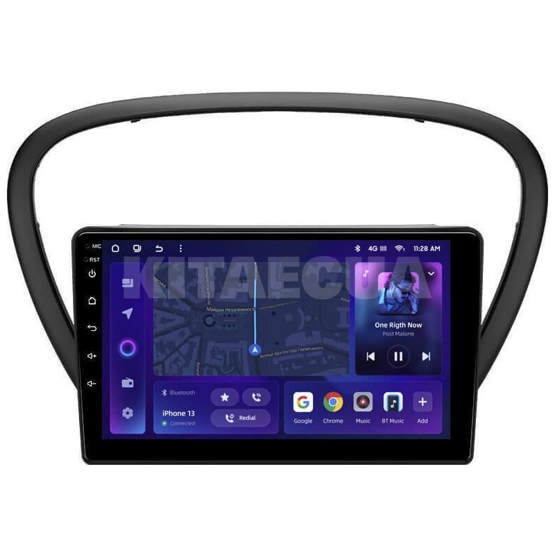 Штатна магнітола MOSS M2 4+32 Gb 9" Peugeot 607 2004-2010 AMS (49404)