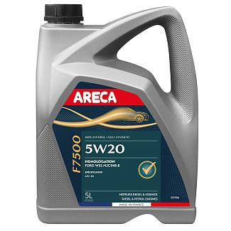 Масло моторное синтетическое 5л 5W-20 F7500 ARECA