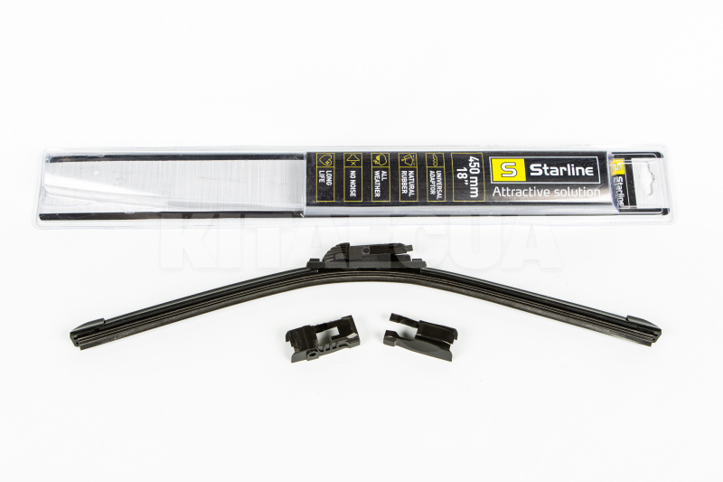 Щітка склоочисника безкаркасних 450 мм STARLINE (S ST SR45PS1) - 6