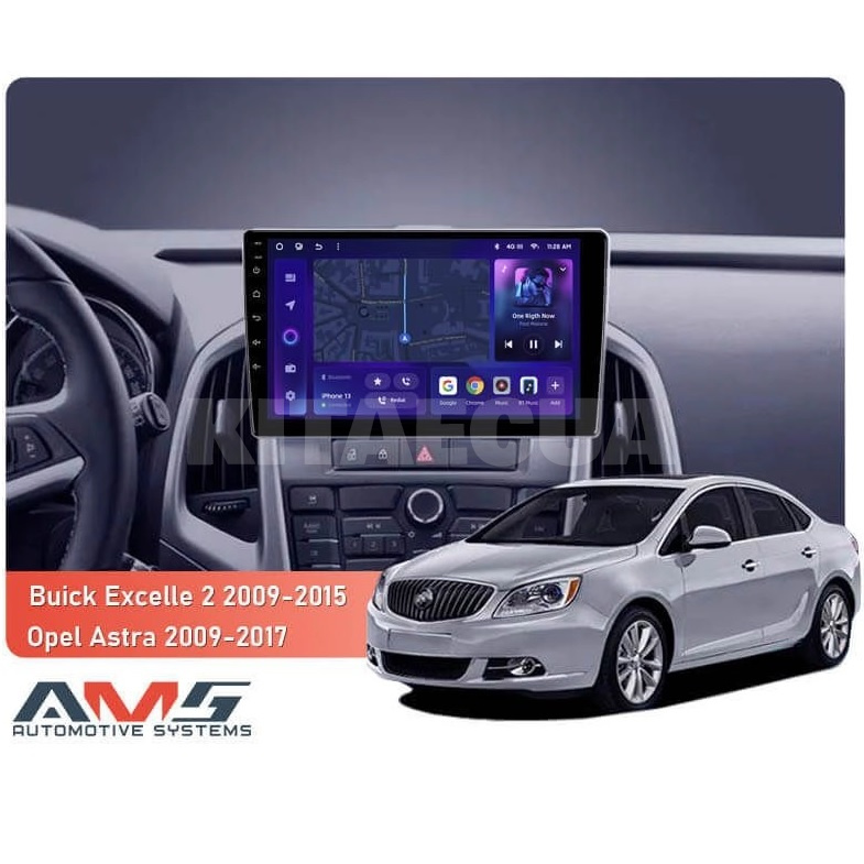 Штатна магнітола MOSS M3 4+32 ГБ 9" Opel Astra J 2009-2017 AMS (50600) - 5