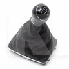 Ручка КПП черная кожзам для Volkswagen Golf 7 2012-2020г + чехол КПП ABM (011018-18)