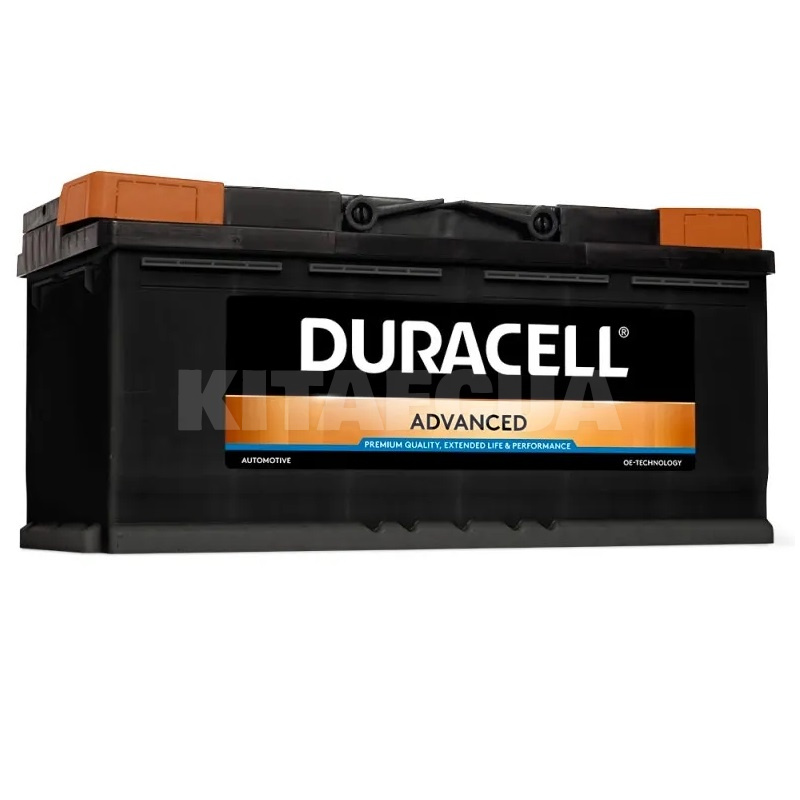 Аккумулятор автомобильный Advanced 100Ач 820А "+" справа DURACELL (DA100)