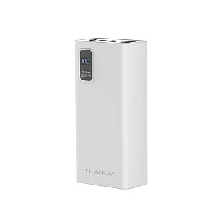 Повербанк 728S 30000mAh 22.5W белый TITANUM