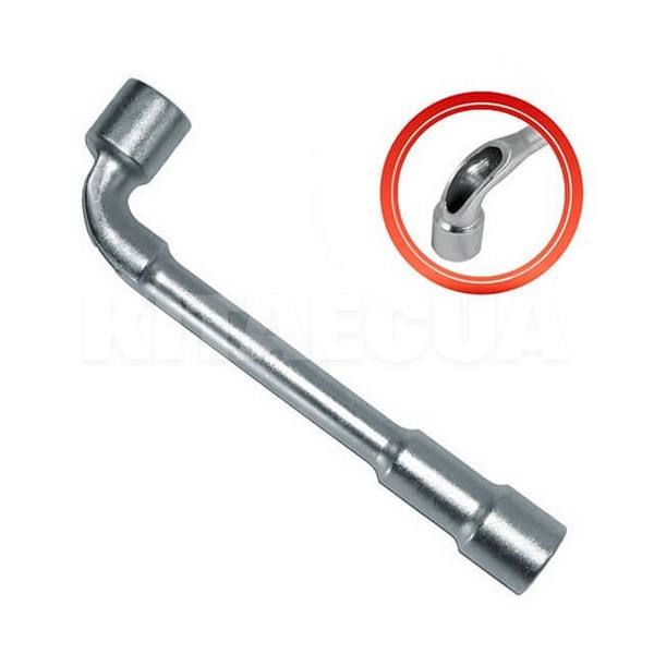 Ключ торцевий L-подібний 16 мм з отвором Intertool (HT-1616)
