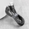 Кабель USB Type-C Cafule 3А 1м сірий/чорний BASEUS (CATKLF-BG1)