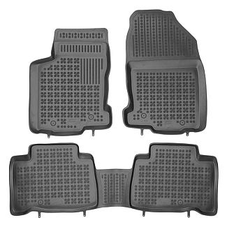 Гумові килимки в салон Lexus NX (2014-н.в.) (3шт) 202407 REZAW-PLAST