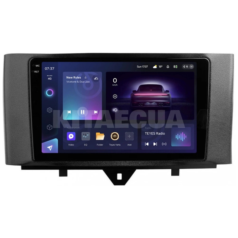 Штатна магнітола CC3 2k 4+32Gb 9" Mercedes Benz Smart Fortwo 2 2010-2015 (F1) Teyes (36355)