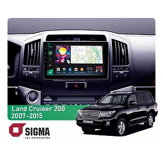 Штатная магнитола PRO 10464 4+64 Gb 10 Toyota Land Cruiser 11 200 2007-2015 (F1) SIGMA4car