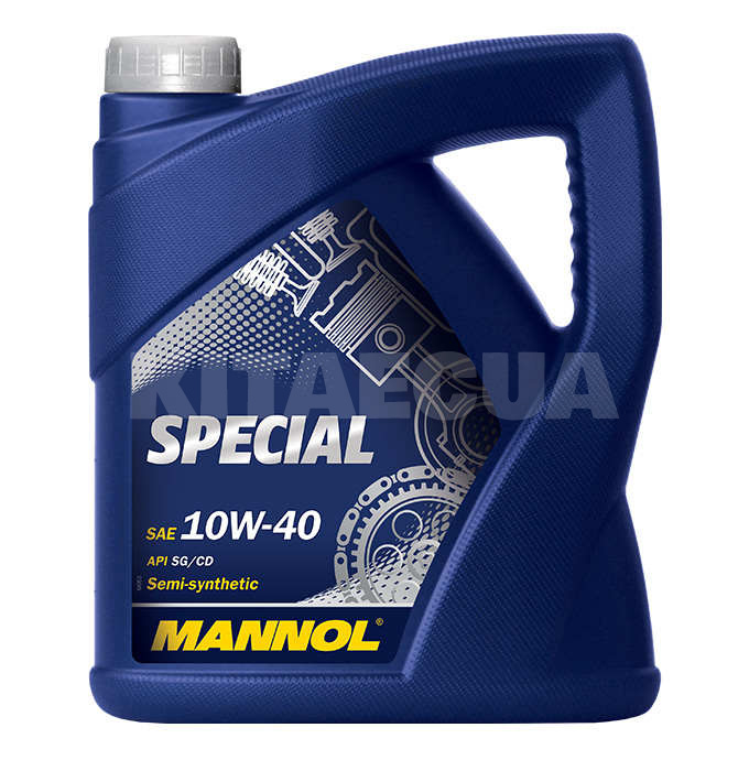 Масло моторне напівсинтетичне 4л 10W-40 Special Mannol (MN7509-4) - 2