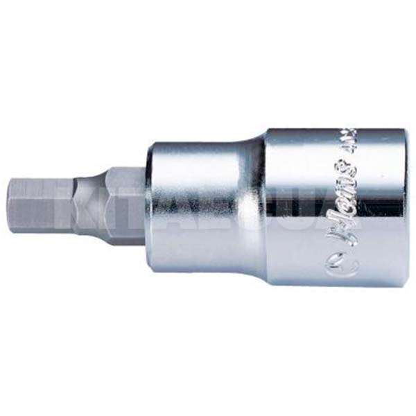 Головка торцева з 6-променевою насадкою 7 мм 1/4" 32 мм HANS (2026M07)