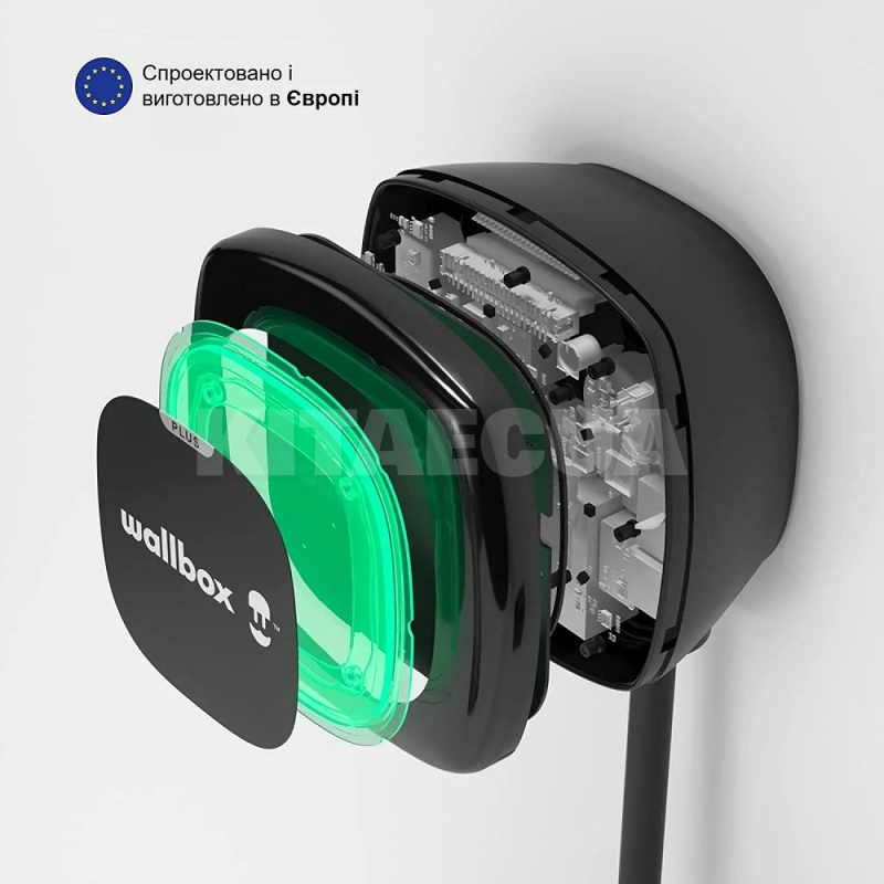 Зарядка для електромобіля Type 2 7.4 Квт 32А 1-фаза Pulsar Plus чорна Wallbox (PLP1-0-2-2-9-002) - 4