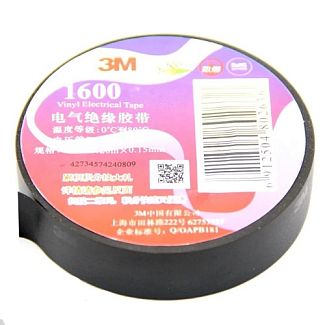 Изолента черная 20 м х 18 мм 3M