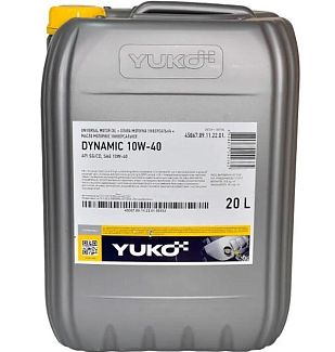 Масло моторное полусинтетическое 20л 10W-40 DYNAMIC Yuko