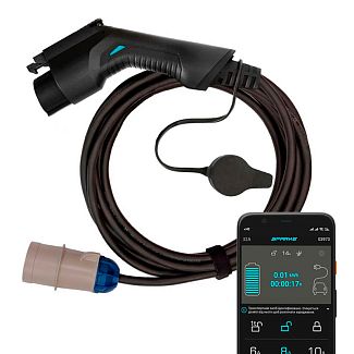 Зарядка для электромобиля 7.4 кВт 32А 1-фаза Type 1 (американское авто) Home Smart SPARKS