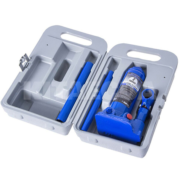 Домкрат гидравлический бутылочный до 2т (181-345 мм) с кейсом T90204S VITOL (ДБ-02006К) - 6