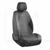 Накидки на сиденья черные с подголовником Sport CARLIFE (SC10104)