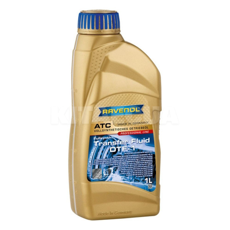 Масло трансмиссионное синтетическое 1л tf-0870/dtf-1 RAVENOL (RAV TF-0870/DTF-1 1L)