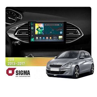 Штатная магнитола X9464 4+64 ГБ 9" Peugeot 308S 2013-2017 SIGMA4car