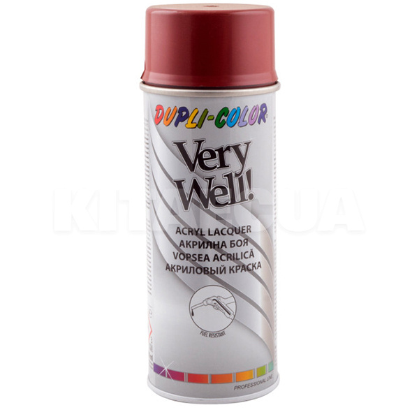 Фарба-емаль універсальна 400мл Ral 3009 оксид червона Very Well Dupli Color (VW30090-DUPLI-COLOR)