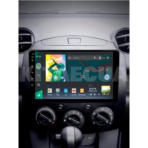 Штатна магнітола X9464 4+64 ГБ 9" Mazda 2 DE 2007-2014 SIGMA4car (33592) - 2