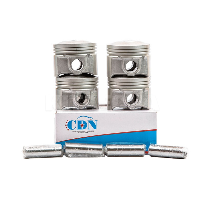 Поршни двигателя +0,5 (с пальцами) 4шт 1.6L CDN на Chery KARRY (480EF-1004020CA)