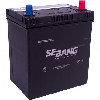 Акумулятор автомобільний 35Ач 300А "+" праворуч SEBANG