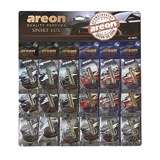 Ароматизатор Lux Sport Liquid "микс" 5мл на планшете 18шт. AREON