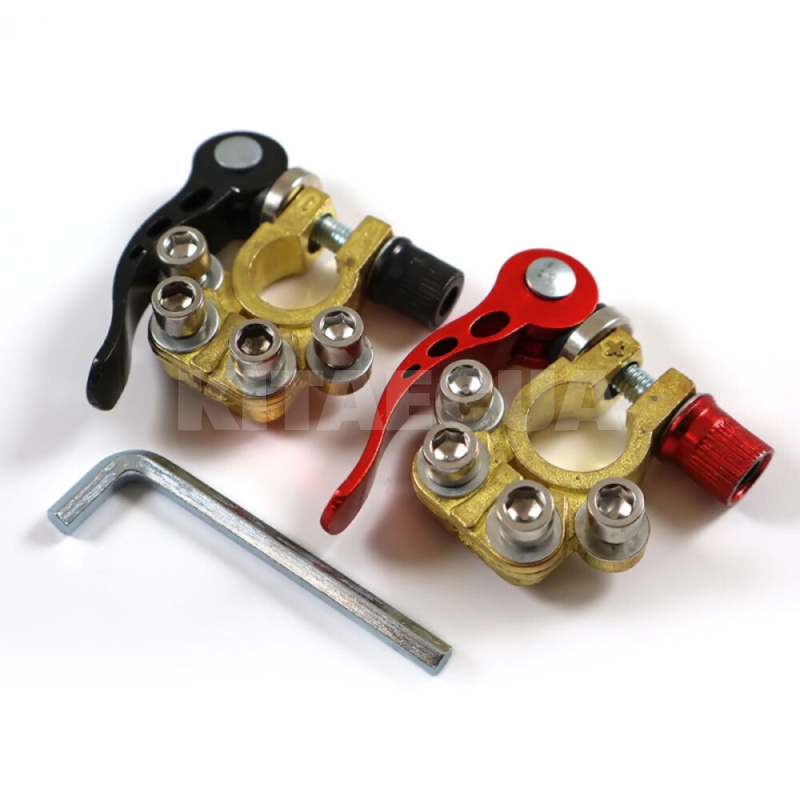 Клеммы аккумуляторные латунная пара быстрозажимные MAXION (MXAC-TCS401) - 3