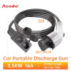 Разрядный кабель (разрядник V2L/V2H/V2G) GB/T - EU Schuko 3.5 кВт 3м Acodo (DC-GBT)