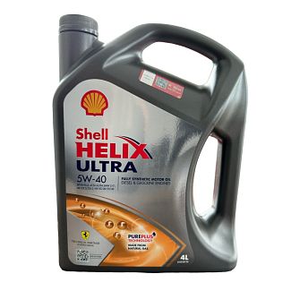 Масло моторное Helix ULTRA 4л 5W-40 синтетическое SHELL