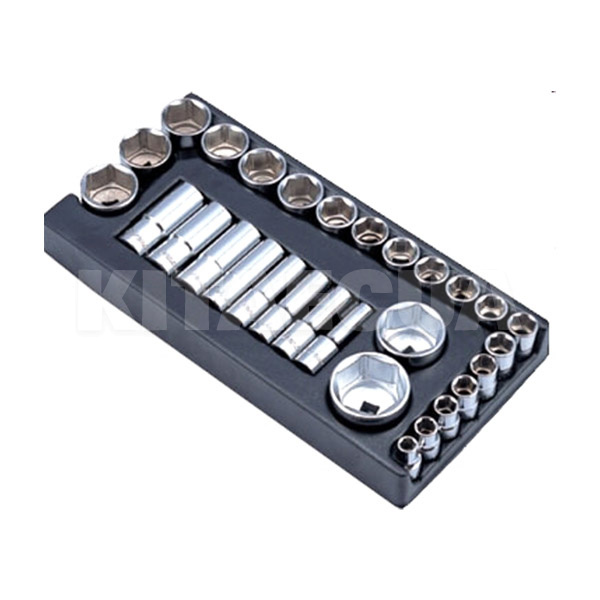 Набор торцевых головок 1/2" 29 предметов в ложементе HANS (TT-2)