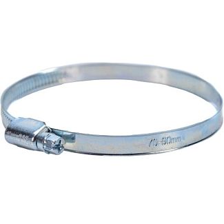 Хомут черв'ячний оцинкований W1 70-90мм 9мм CARLIFE