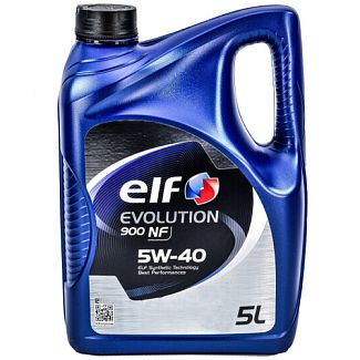 Масло моторное синтетическое 5л 5W-40 Evolution 900 NF ELF