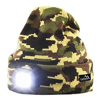 Шапка со светодиодным фонариком и USB-зарядкой ARMY CATTARA