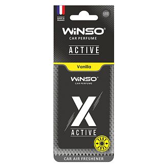 Ароматизатор X Active Vanilla "ваниль" сухой листик Winso