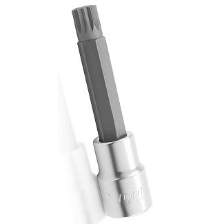 Головка торцевая с SPLINE насадкой M10 1/2" 100 мм TOPTUL