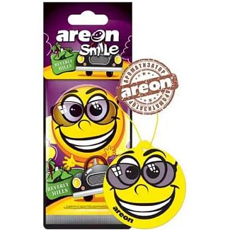Ароматизатор сухой листик "беверли хиллз" Smile Dry Beverly Hills AREON