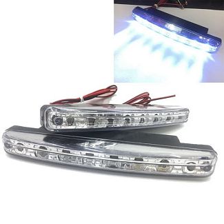 ДХО универсальные JH-008-A 24V 155х43х18мм 128W (комплект) 