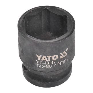 Головка торцевая ударна 6-гранная 24мм 1/2" 39мм YATO