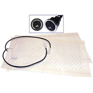 Підігрів сидінь 48 х 27 см 12 В (на 2 сидіння) Fiber UNI-U09 QLine