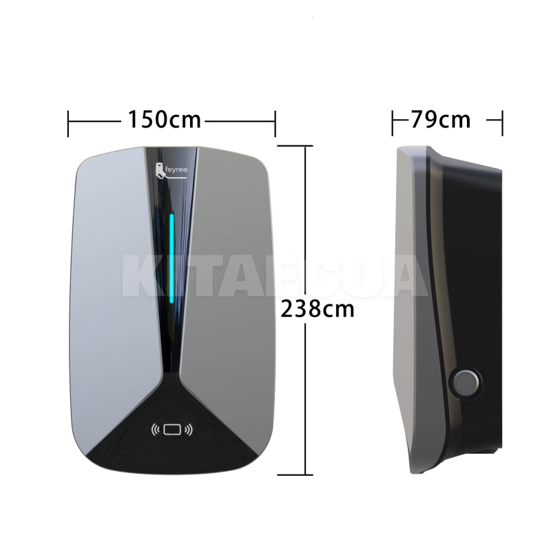 Зарядка для электромобиля Type 2 7.4 кВт 32А 1-фаза Libra FEYREE (FY7-32-1PH-TP2-CS-LI) - 4