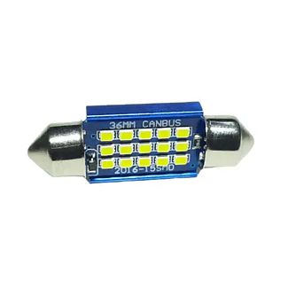 LED лампа для авто T11 SV8.5 (36mm) 12/24V 6000K 15 світлодіодів StarLight