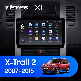 Штатна магнітола X1 2+32Gb 10" Nissan X-Trail 2007-2015 Teyes