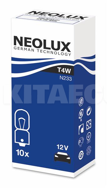 Лампа розжарювання 12V 4W Standard NEOLUX (NE N233) - 2