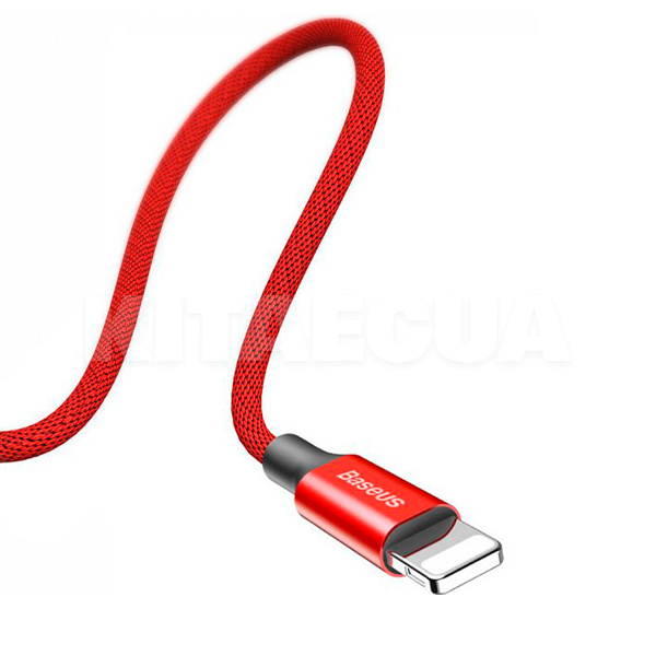 Кабель USB - Lightning 1.2м красный BASEUS (CALYW-09) - 2