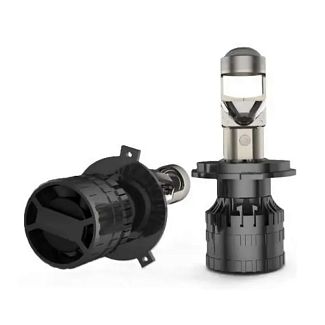 LED лампа с линзой для авто ML45 H7 45W 6000K STELLAR