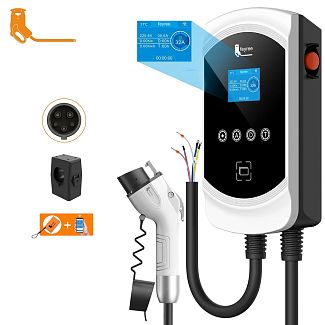 Зарядка для электромобиля Gemini Wi-Fi 7.4 кВт Type 1 32А 1-фаза FEYREE