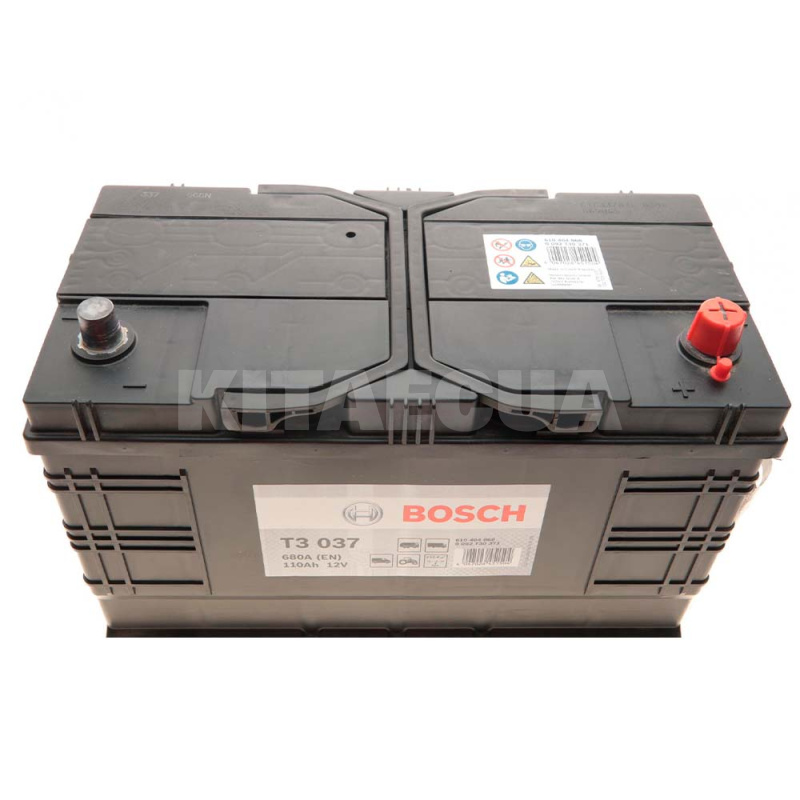 Аккумулятор автомобильный T3 037 110Ач 680А "+" справа Bosch (0 092 T30 371) - 2