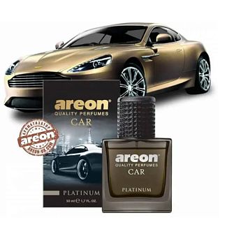 Ароматизатор "платина" 50мл CAR Perfume Glass Platinum AREON