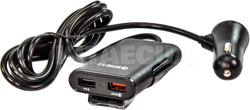 Автомобильное зарядное устройство 4 USB 8A Qualcom 3.0 Black CQC-410 XoKo (CQC-410-BK-XoKo) - 5